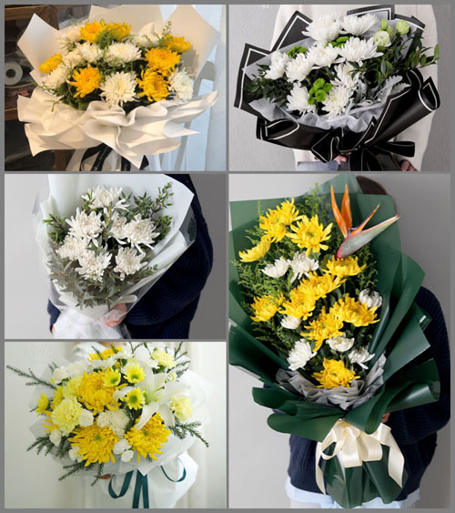 四川成都彭州市葛仙山镇杨柳村白事花束代送